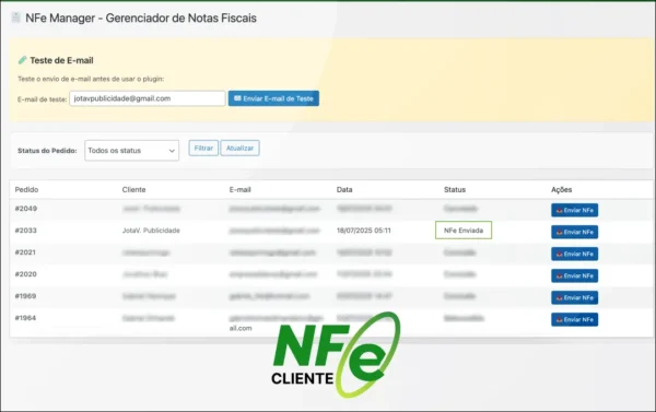 NFe cliente - Nota Fiscal - Imagem 2